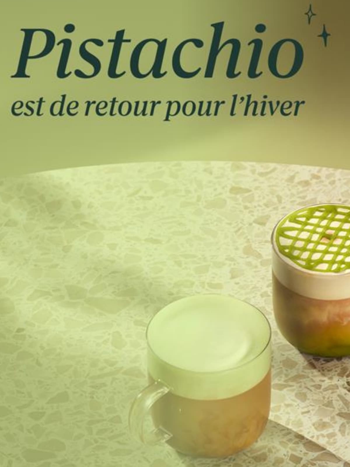 La pistache revient chez Starbucks
